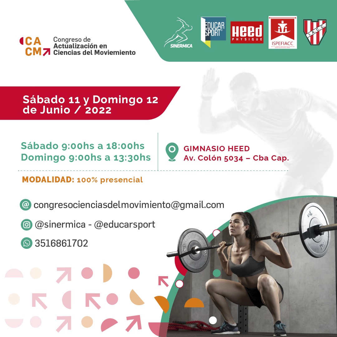 CONGRESO DE ACTUALIZACIÓN EN CIENCIAS DEL MOVIMIENTO